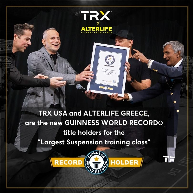 TRX x ALTERLIFE GUINNESS WORLD RECORD TITLE HOLDERS